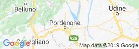 Cordenons map
